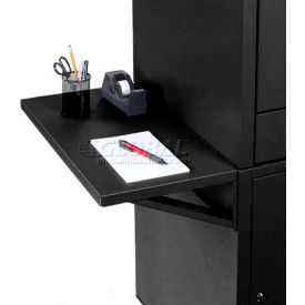 GoVets™ Set Of 2 Black Side Shelves For Security Audio Visual Cart 863BK241