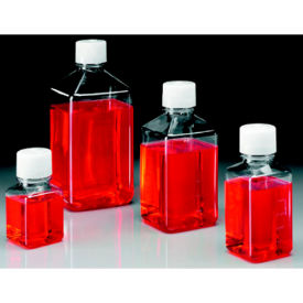 Thermo Scientific Nalgene™ Square PET Media Bottles Sterile Tray Pack 250mL Case of 60 342040-0250