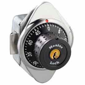 Master Lock® No. 1654MD Built-In Combo Lock for Horizontal Latch Box Locker - Metal Dial - RH 1654MD