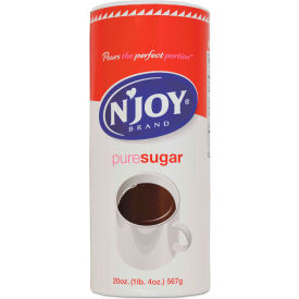 N'Joy Pure Sugar Cane 20 oz Canister 3/Pack NJO-94205