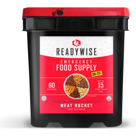 ReadyWise RW07-704 Gourmet Freeze Dried Meals Meat and Rice Bucket RW07-704