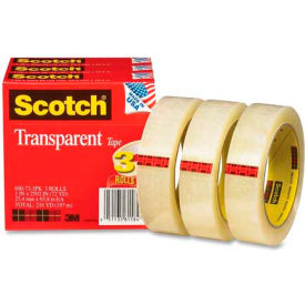 Scotch® Transparent Tape 600-72-3PK 1