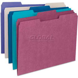 Smead® File Folders 1/3 Cut Top Tab Letter Deep Assorted Colors 100/Box 11948
