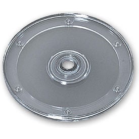 Approved 610166-CLR Flat Revolving Display Base 0.5