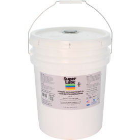 Super Lube Synthetic Extra Lightweight Oil ISO 46 5 gal Pail Clear 53050