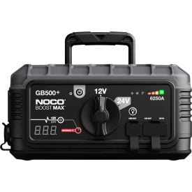 NOCO® Boost Max™ UltraSafe Lithium Jump Starter 2'L Cord 6250A 12V/24V GB500