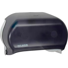 San Jamar Versatwin® Tissue Dispenser Classic Transparent Black Pearl - R3600TBK R3600TBK - Pkg Qty 6