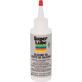 Super Lube Silicone Oil 5000 cSt 4 oz Bottle Clear 56504 - Pkg Qty 6