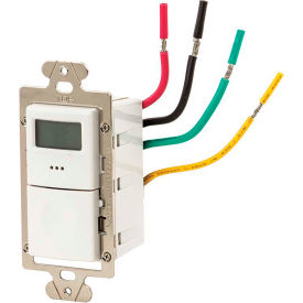 NSI TORK® SS403 Interval Wall Timer 24 Hour Maximum No Neutral 3-Way 15A 120-277V White SS403