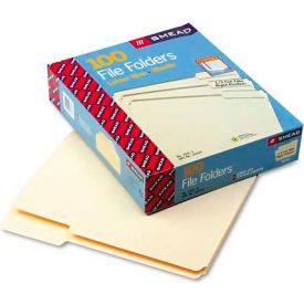 Smead Manila File Folders 1/3-Cut Tabs Right Position Letter Size 0.75