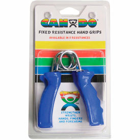 CanDo® Fixed ErgoGrip Hand Exerciser Blue Hard 24 lb. Resistance 1 Pair 10-1807
