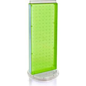 Global Approved 700508-GRE Revolving Pegboard Countertop Display Unit 8