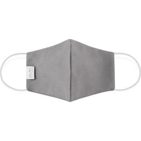 Reusable Cloth Face Mask Washable 2-Layer Contour Small Gray 10/Bag 1C38842
