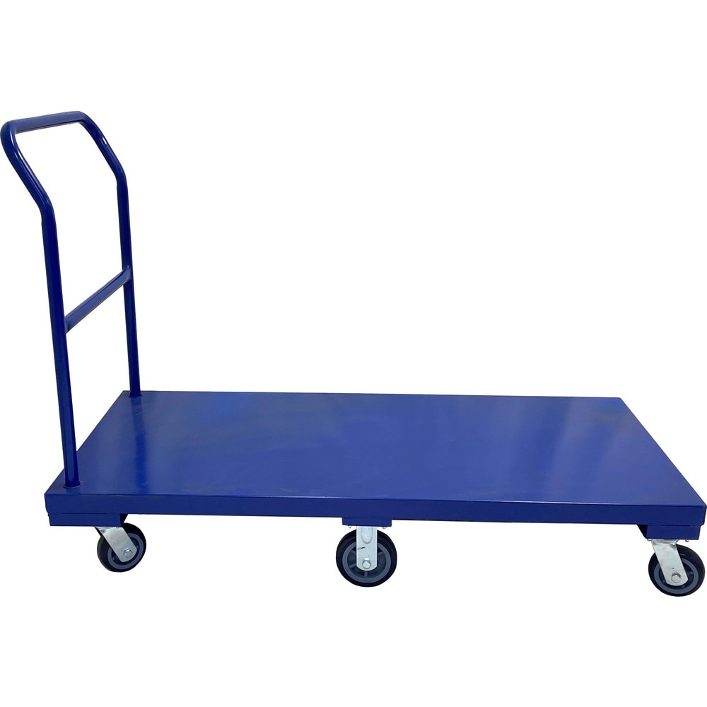 Bar, Panel & Platform Trucks, Truck Type: Flatbed , Load Capacity: 2000 lb , Platform Profile: Flushed , Platform Style: Solid , Height (Inch): 44-21/32  MPN:780-015-01