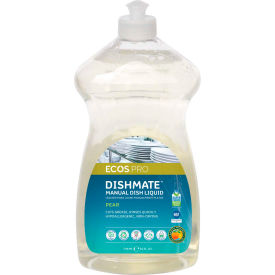 ECOS™ Pro Dishmate™ Manual Dishwashing Liquid Pear 25 oz. Bottle 6/Pack - PL9720/6 PL9720/6