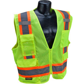 Radians® Type R Class 2 Two-Tone Surveyor Safety Vest 5XL Green SV6G5X SV6G5X