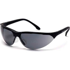 Rendezvous® Safety Glasses Gray Anti-Fog Lens Black Frame SB2820ST - Pkg Qty 12