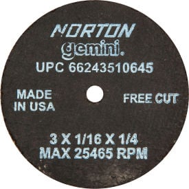 Norton 66243510645 Gemini Small Diameter Cut-Off Wheel 3