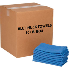 GoVets™ 100 Cotton Blue Huck Towels 10 Lb. Box 230670