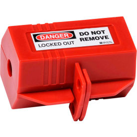 Brady® 65674 Plug Lockout 110 Volt With Danger Label Polypropylene 3-1/8
