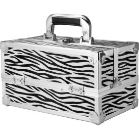 Barska BF11986 Chri Bliss Cosmetic Case CC-100 Aluminum Zebra 12