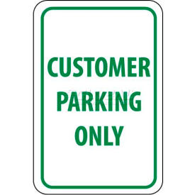NMC TM51G Traffic Sign Customer Parking Only 18
