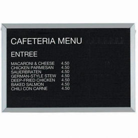 Aarco Aluminum Framed Letter Board Message Center - 36