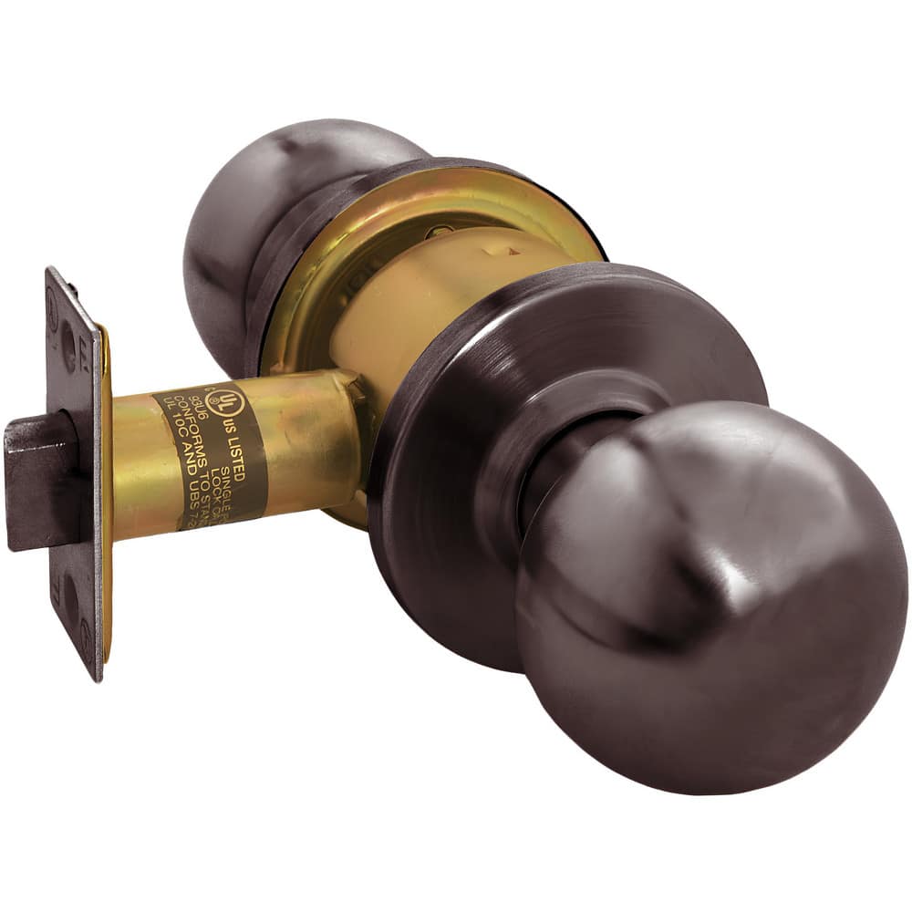 Knob Locksets, Type: Passage , Key Type: Keyed Different , Material: Metal , Finish/Coating: Oil-Rubbed Bronze , Compatible Door Thickness: 1-3/8