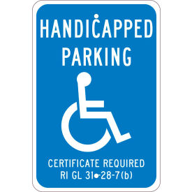 NMC TMS334J Traffic Sign Reserved Parking Rhode Island 18