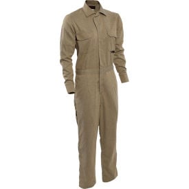 DRIFIRE® Women's Tecgen Flame Resistant Coverall XL Short Tan TCGSCWN00112XLSH00