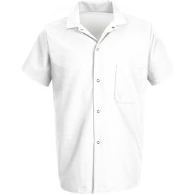 Chef Designs Cook Shirt White 65 Polyester/35 Cotton M 5020WHSSM