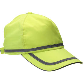 ERB® Aware Wear® S108 Ball Cap Polyester One Size Hi-Viz Lime WEL61705HL