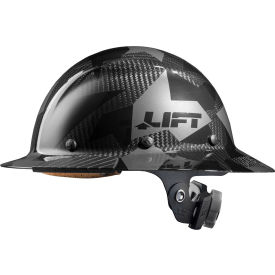 Lift Safety DAX Carbon Fiber Full Brim Black Camo HDC-20CK