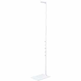 Adjustable Notched Costumer - Matte White VM504/MTW - Pkg Qty 2