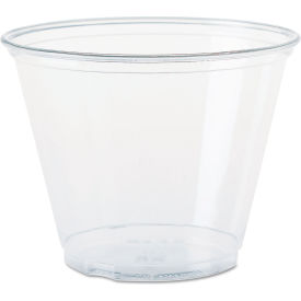 Dart® Ultra PET Drink Cups 9 oz Squat Clear Pack of 1000 TP9R