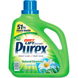 Purex® Ultra Natural Elements HE Liquid Detergent Linen and Lilies 150 oz Bottle 4/Carton 01134