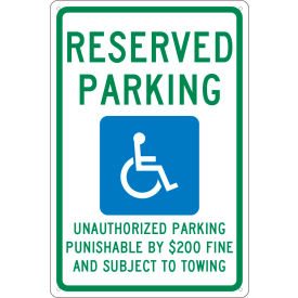 NMC TMS335G Traffic Sign Reserved Parking Tennessee 18