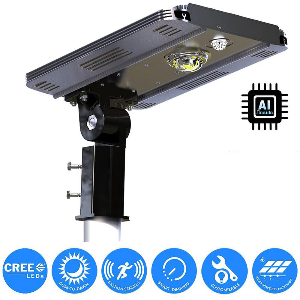 Parking Lot & Roadway Lights, Fixture Type: Street Area Light , Lens Material: Glass , Lamp Base Type: Integrated LED , Lumens: 1600lm  MPN:EE810W-AI10