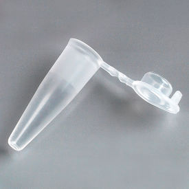 PCR Tube 0.2mL Thin Wall Polypropylene Attached Flat Top Cap Natural 1000/Pack 110571N
