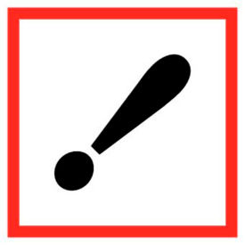 NMC GHS406AP Harmful Irritant GHS Label Vinyl 4