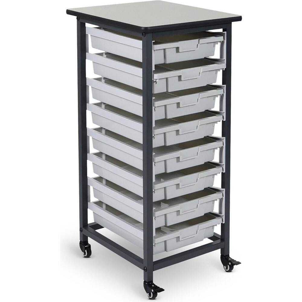 Carts, Cart Type: Bin Storage Unit , Assembly: Assembly Required , Load Capacity (Lb. - 3 Decimals): 160.000 , Color: Gray , Height (Decimal Inch): 37.500000  MPN:MBS-SR-8S