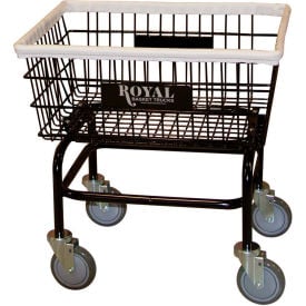 Royal Basket Trucks® Wire Laundry Cart Small No Hanger R27-BKX-W0A-5UNN