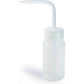 Bel-Art Wide-Mouth 125ml (4oz) Polyethylene Wash Bottles Natural PP Cap 38mm Closure 12Pk 116200125