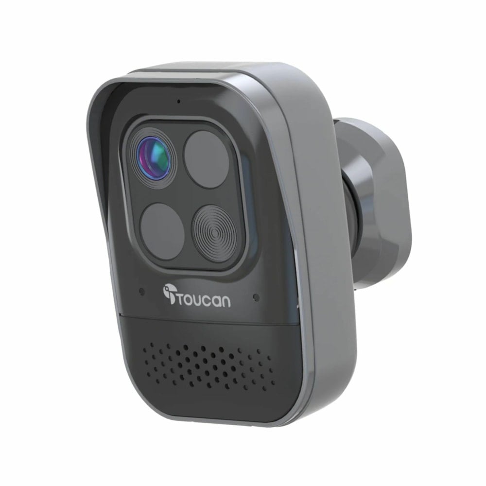 Toucan Wireless Outdoor/Indoor Security Camera PRO with Radar Motion Detection, Gray MPN:TSCP05GR
