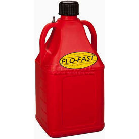 FLO-FAST™ 7.5 Gallon Polyethylene Gas Can Red 75001 75001