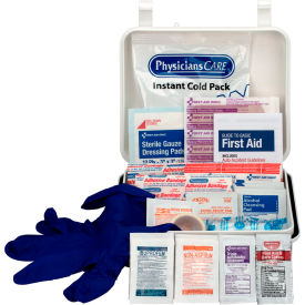 First Aid Only Travel First Aid Kit Plastic Case 68 Piece 7107