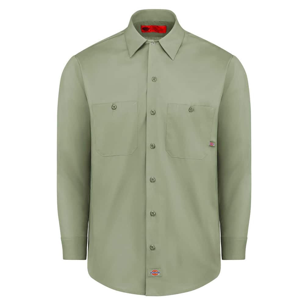 Shirts, Garment Style: Long Sleeve Tail-Long , Garment Type: General Purpose , Size: Medium , Material: Cotton, Polyester , Chest Size (Inch): 38-40  MPN:L535DS TL M