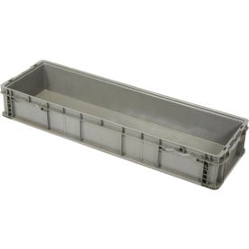 ORBIS Stakpak NXO4815-7GRAY Plastic Long Stacking Container 48 x 15 x 7-1/2 Gray NXO4815-7GRAY