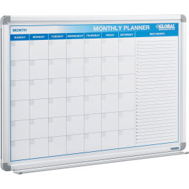 GoVets™ Monthly Calendar Whiteboard Steel Surface 36