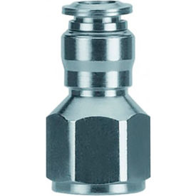 Aignep USA Straight Female Metal Release Collet 12mm Tube x 1/2